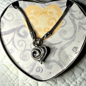 Brighton RETIRED Penelope Heart Neck, Bracelt & Ear set. Neck & Ear have tags.